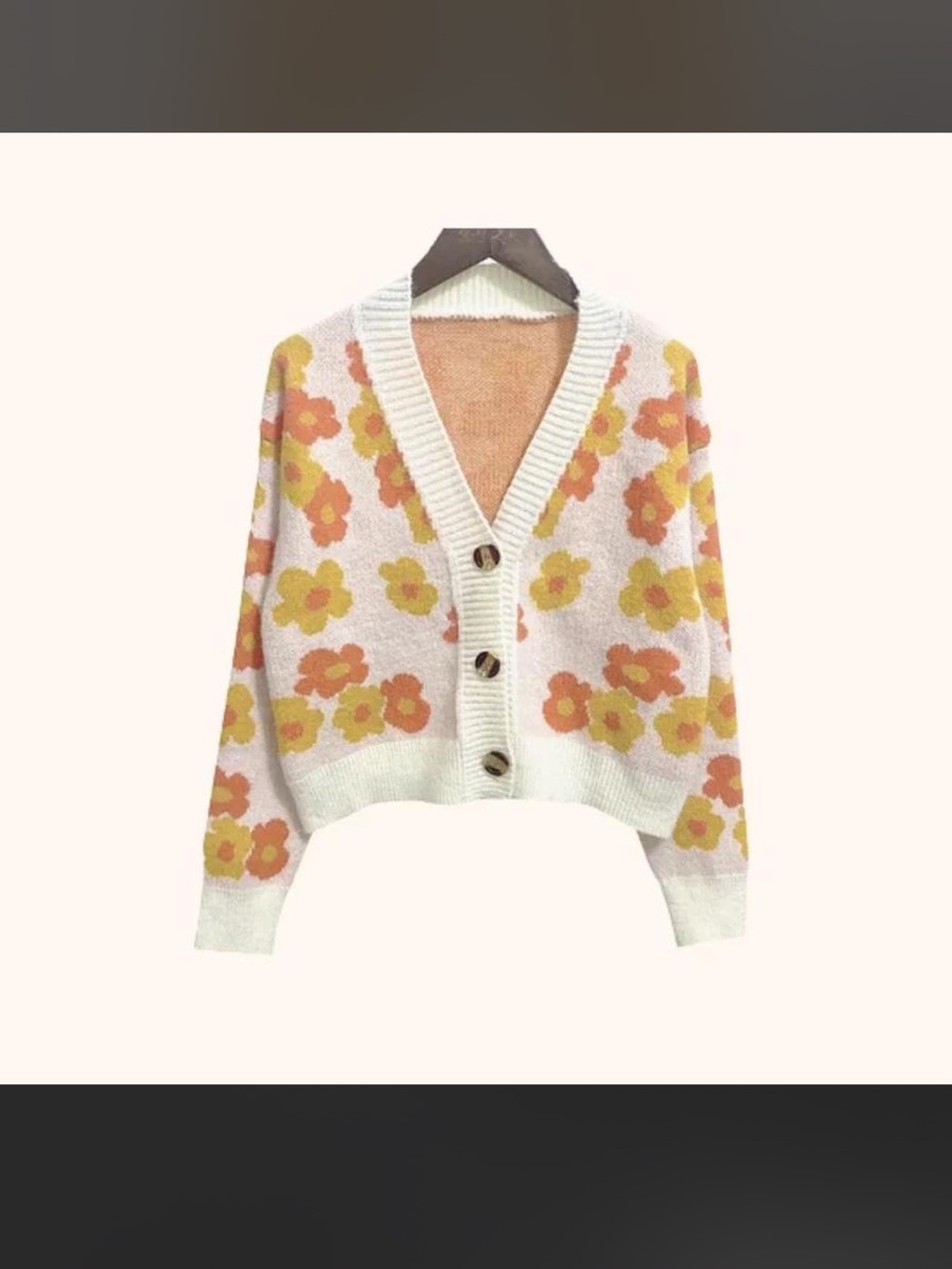 Retro Twee Cardigan - Marimekko vibes